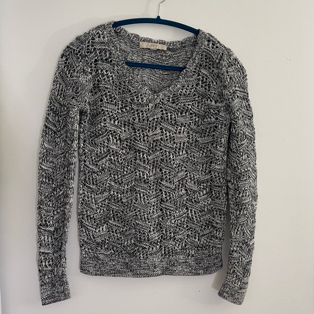 LOFT Grey sweater Size S